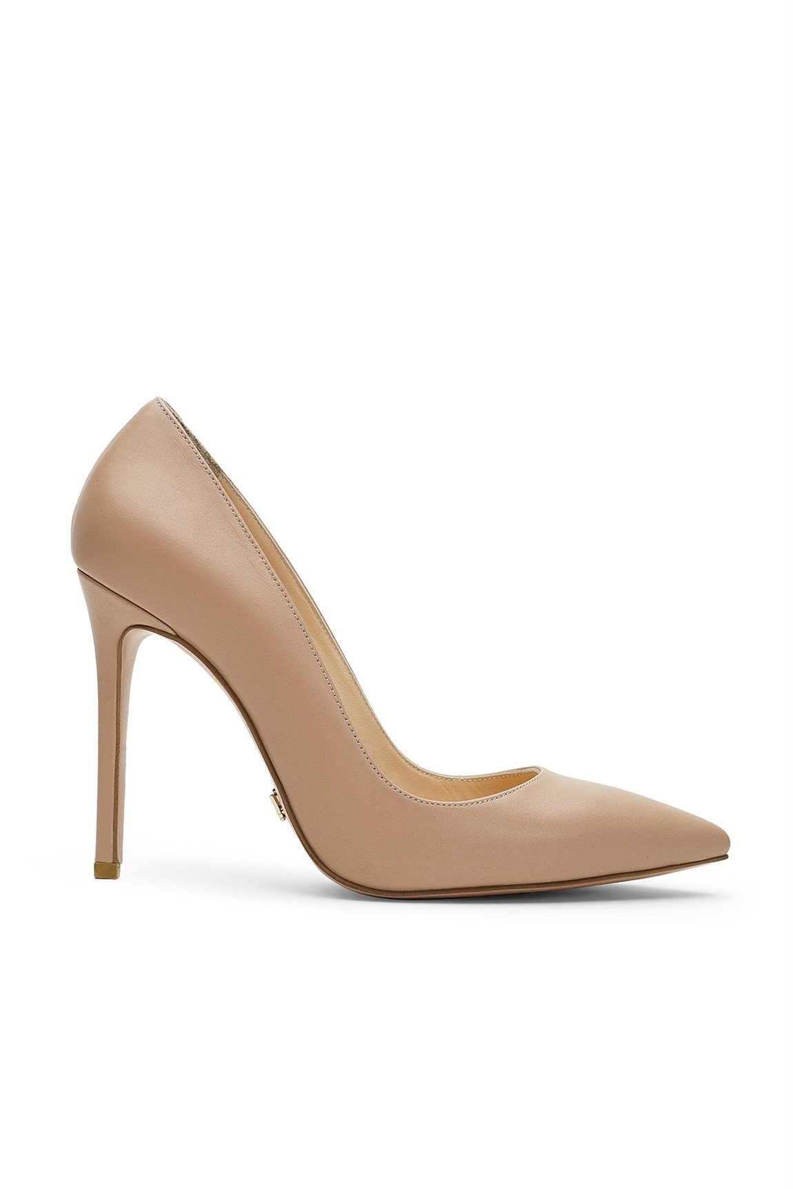 Jabotter Hemera Karamel Deri 10 Cm Stiletto