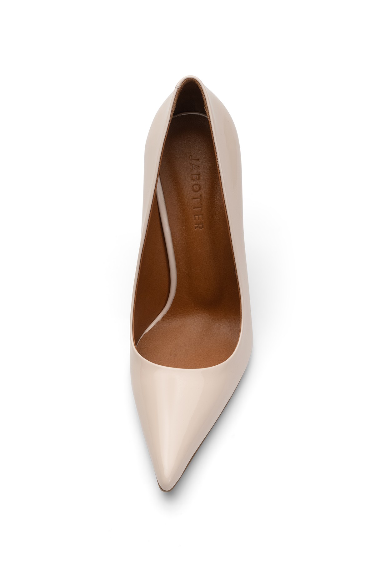 Jabotter Monaco Patent Leather 10 Cm Stiletto - Şampanya