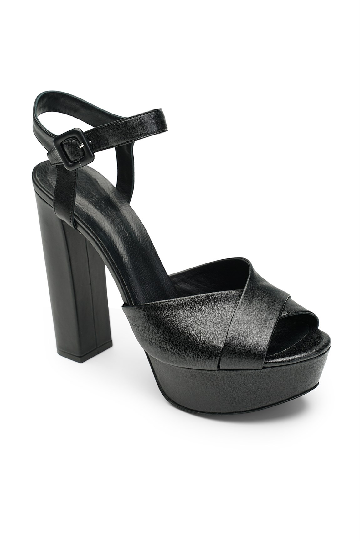 Jabotter Carla Leather Platform Heels