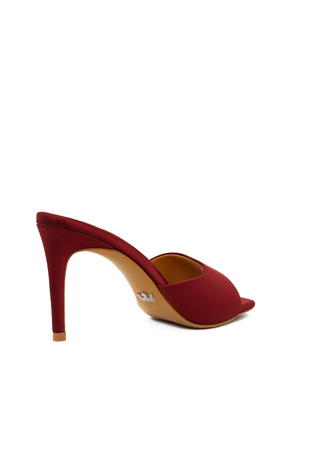 Malvina Saten 8 Cm Topuklu Terlik
