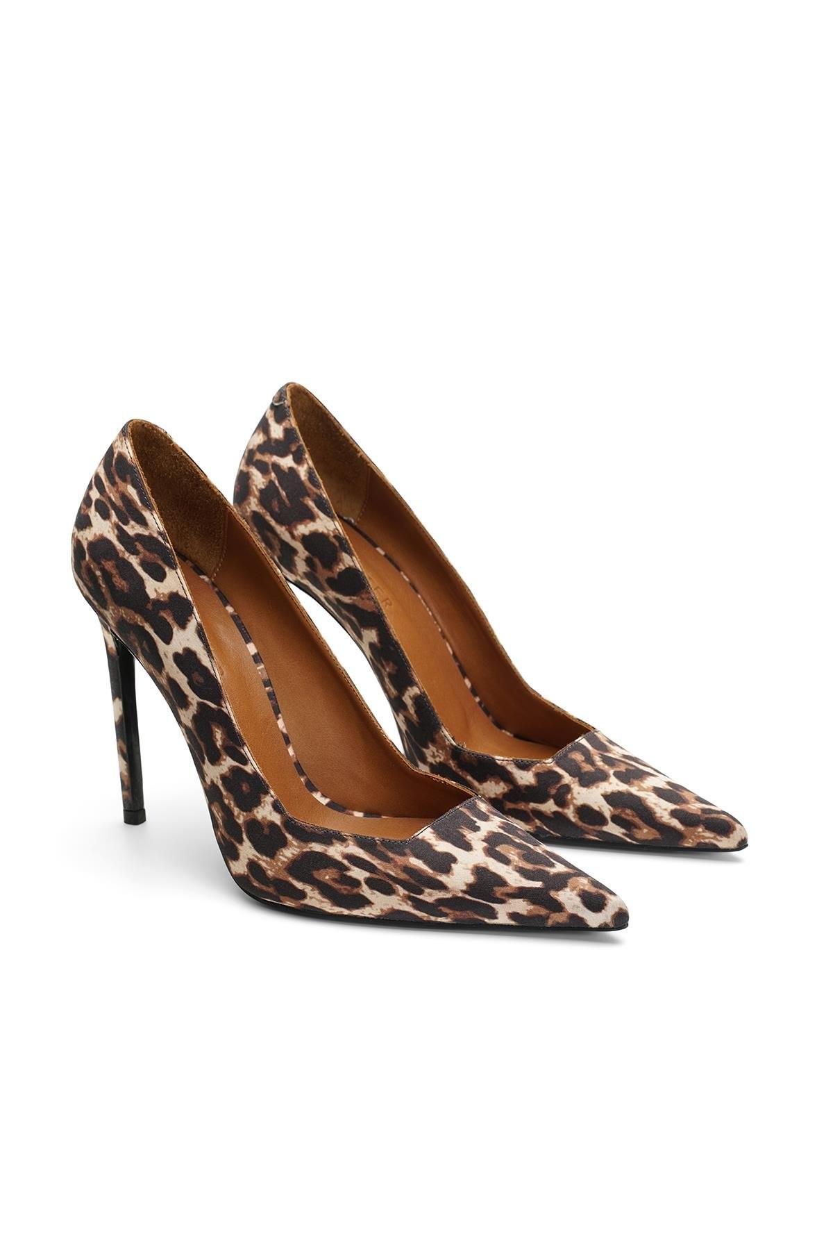 Jabotter Juliette Leopar Saten 10 Cm Stiletto