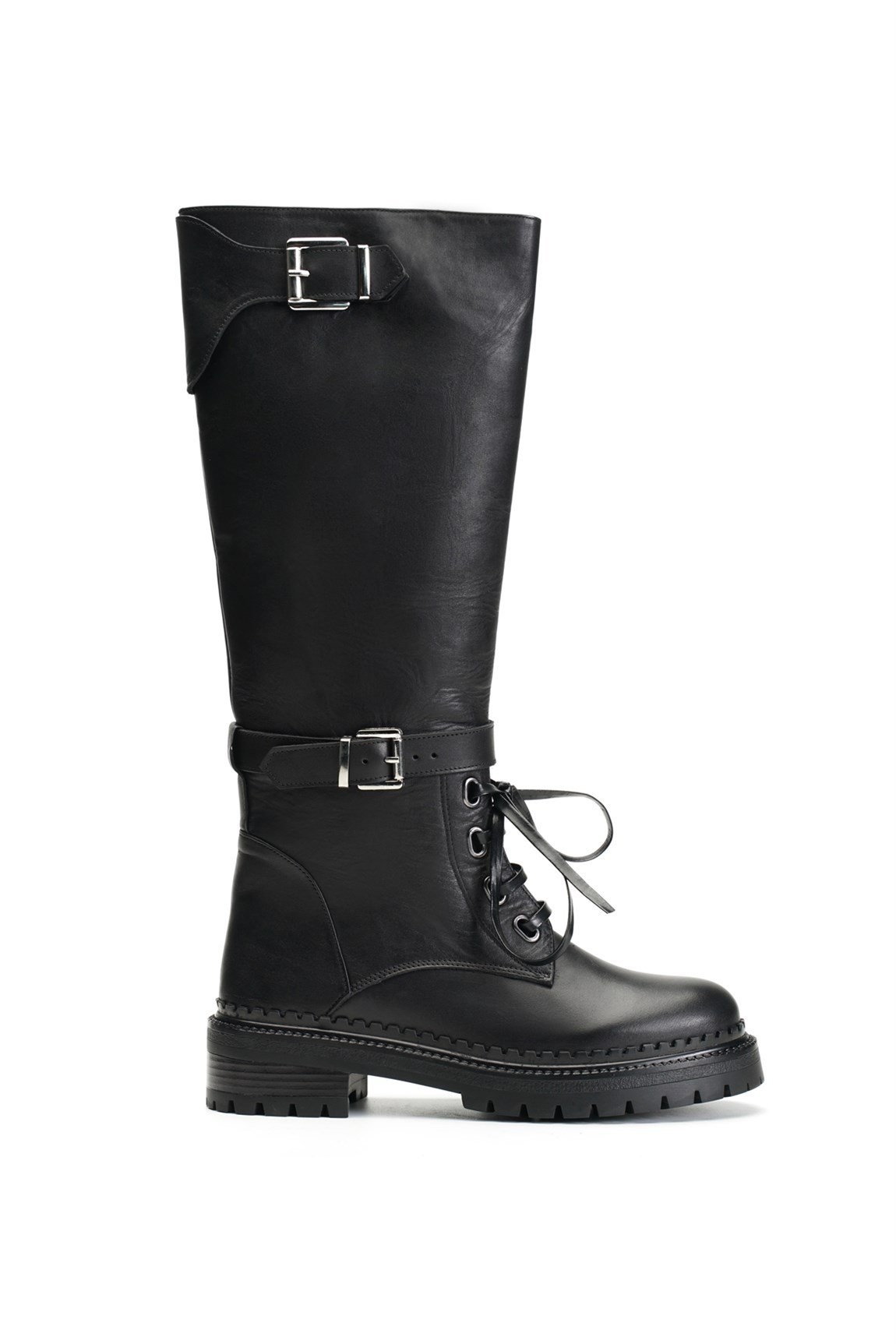 Jabotter Zoey Black Leather Boots