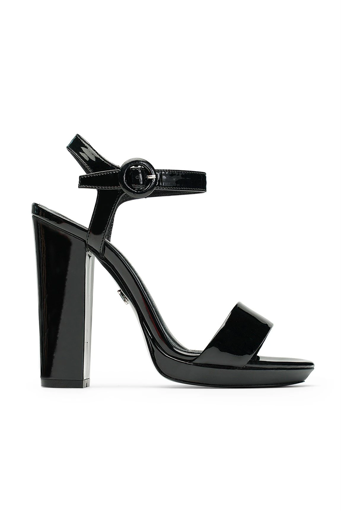 Jabotter Daff Siyah Rugan Platform Topuklu Ayakkabı