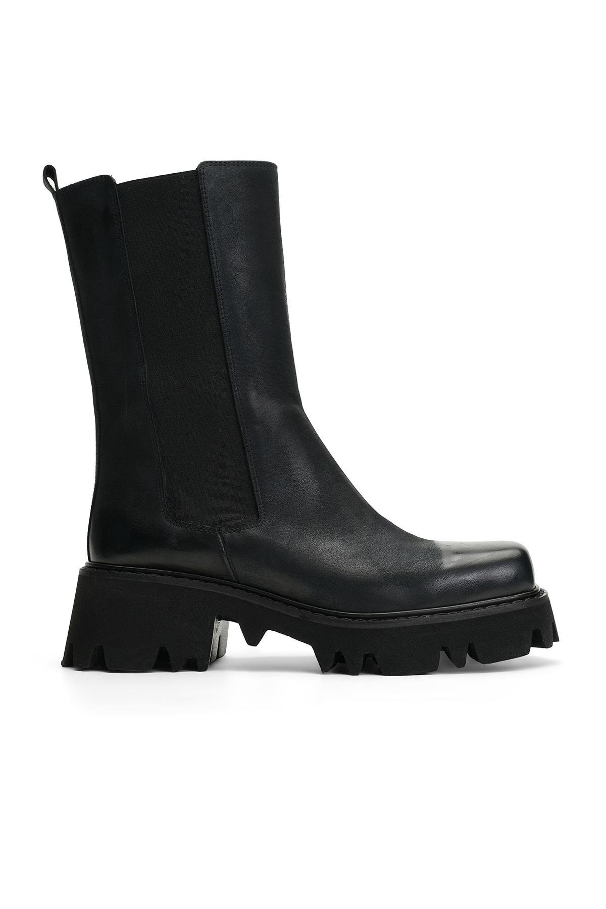 Jabotter Corina Black Leather Boots