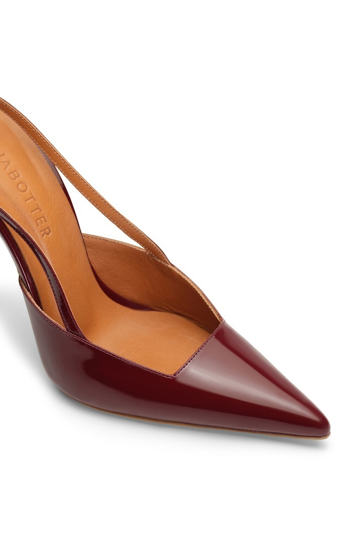 Jabotter Scarlett Rugan 10 Cm Stiletto - Cherry Red