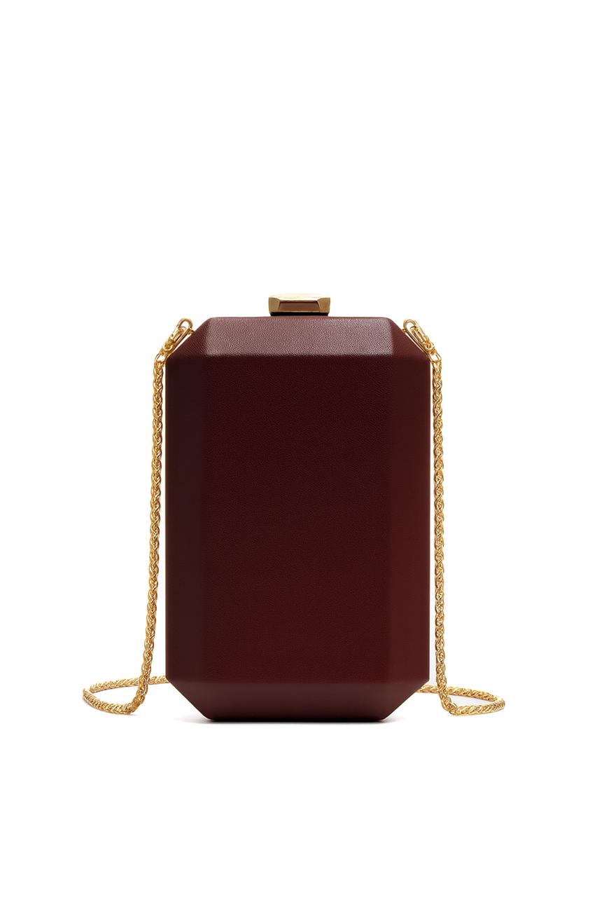 Jabobag Deri Clutch - Bordo