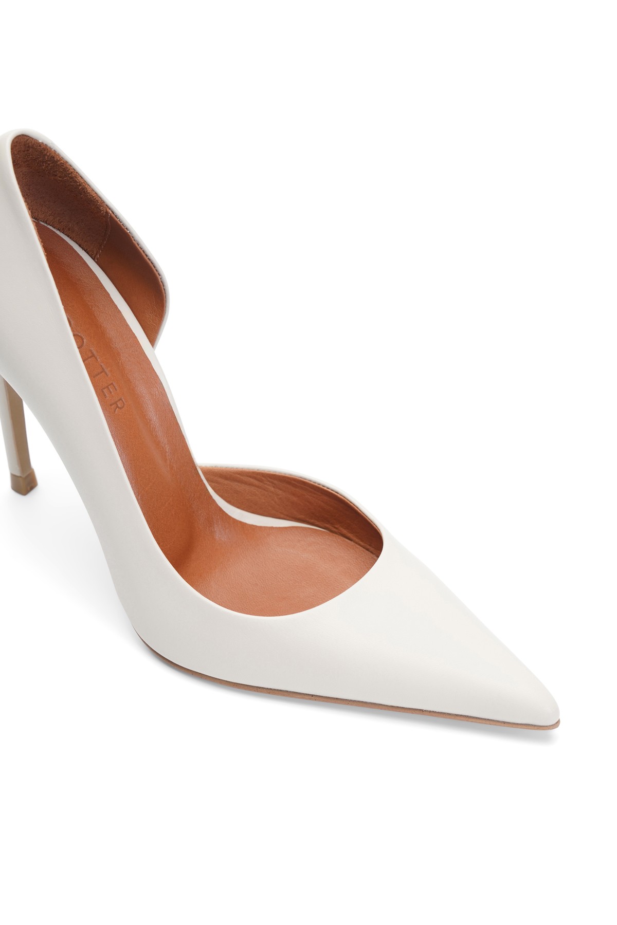 Blanca Deri 10 Cm Stiletto