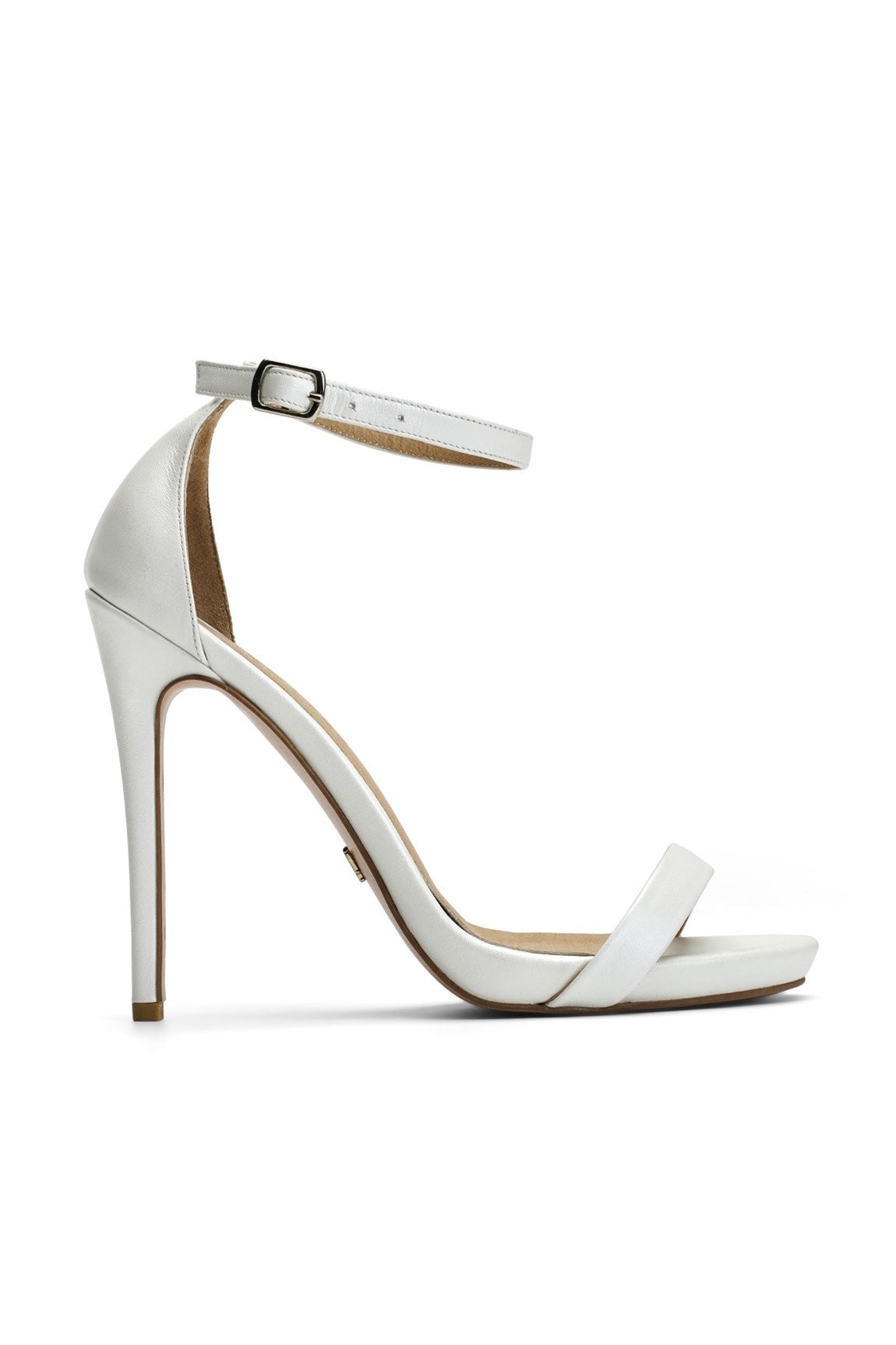 Jabotter Elegant Pearlescent White Heels 12cm