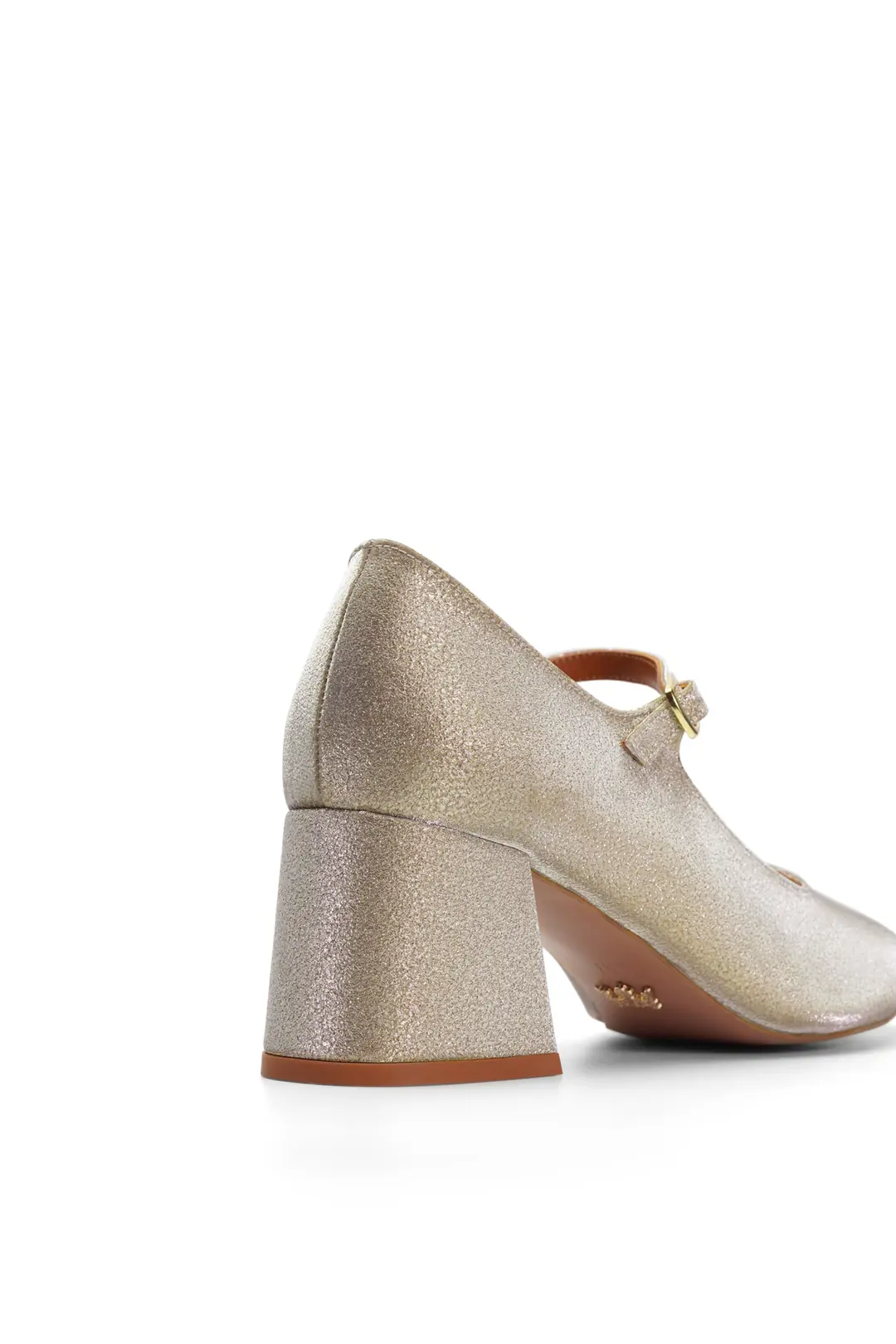 Jabotter Claudia Silvery Heeled Sandals