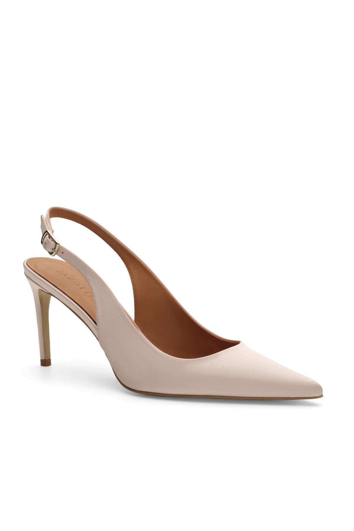 Jabotter Palermo Satin 8 Cm Stiletto - Powder