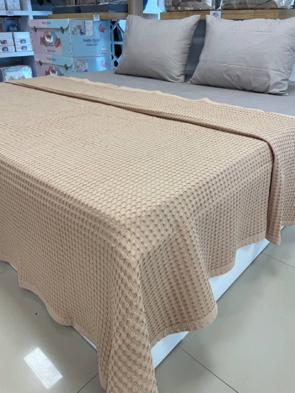 Çift Kişilik Battal Boy Havuzlu % 100 Pamuklu Pike Takımı