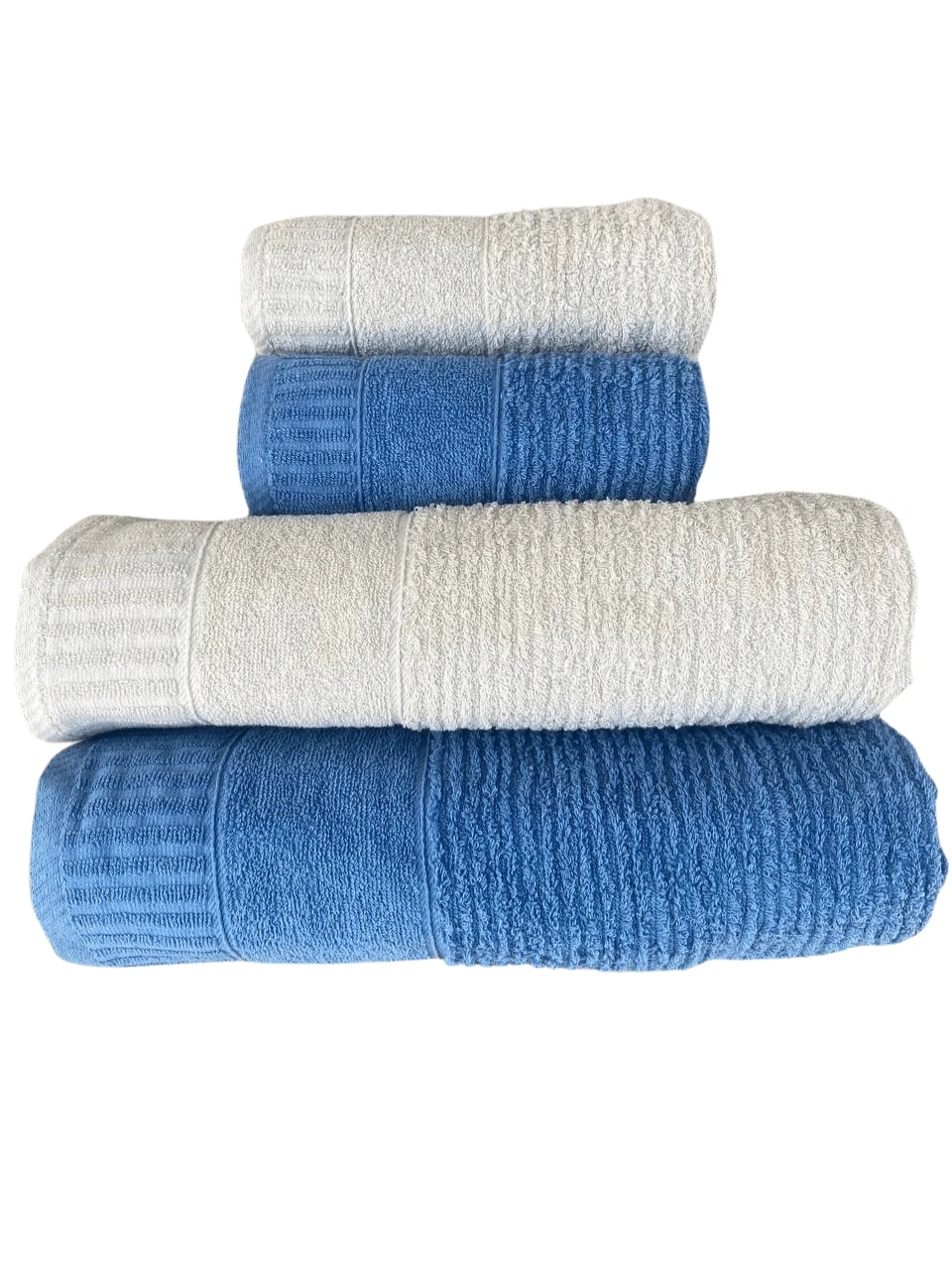 %100 Pamuk 4 Parça Battal Boy Hamam Seti ( 2 Adet 90*150 cm-2 Adet 50*90 cm) - BÜRÜMCÜK2