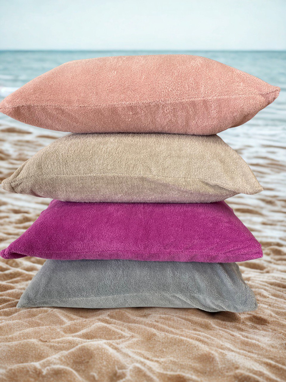 Wellsoft 50 x 70 cm Yastık Kılıfı Düz Renk Gizli Fermuarlı - 2 Lİ GRİ