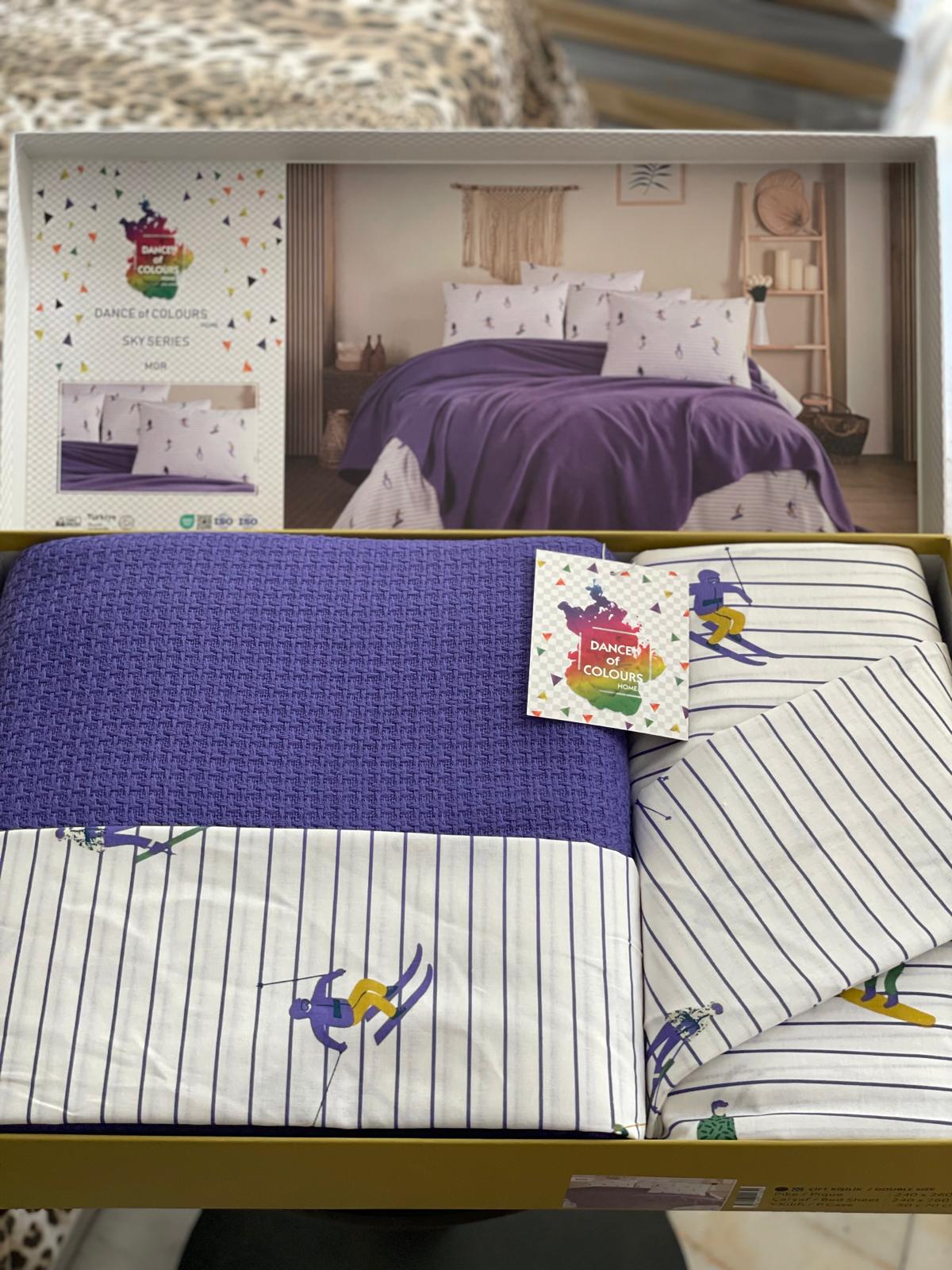 Tek Kişilik %100 Pamuk Pike Takımı