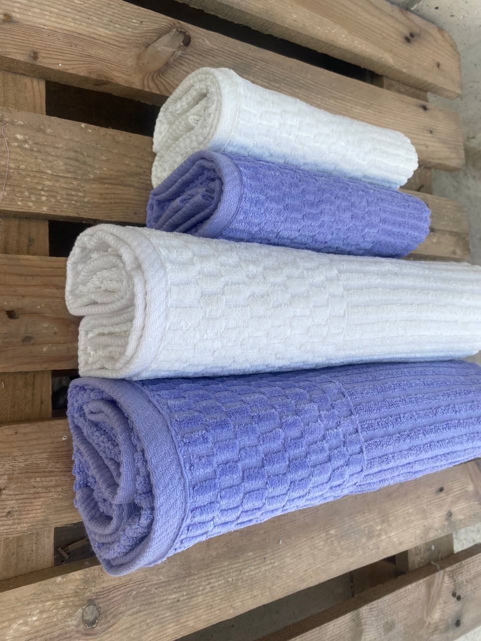 %100 Pamuk 4 Parça Battal Boy Hamam Seti ( 2 Adet 90*150 cm-2 Adet 50*90 cm)