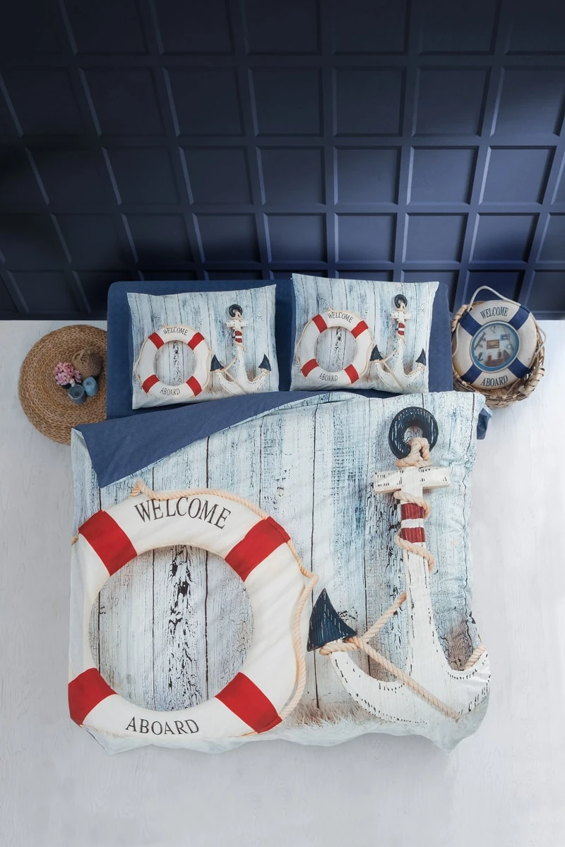 3D ÇİFT KİŞİLİK NEVRESİM TAKIMI - MARINES