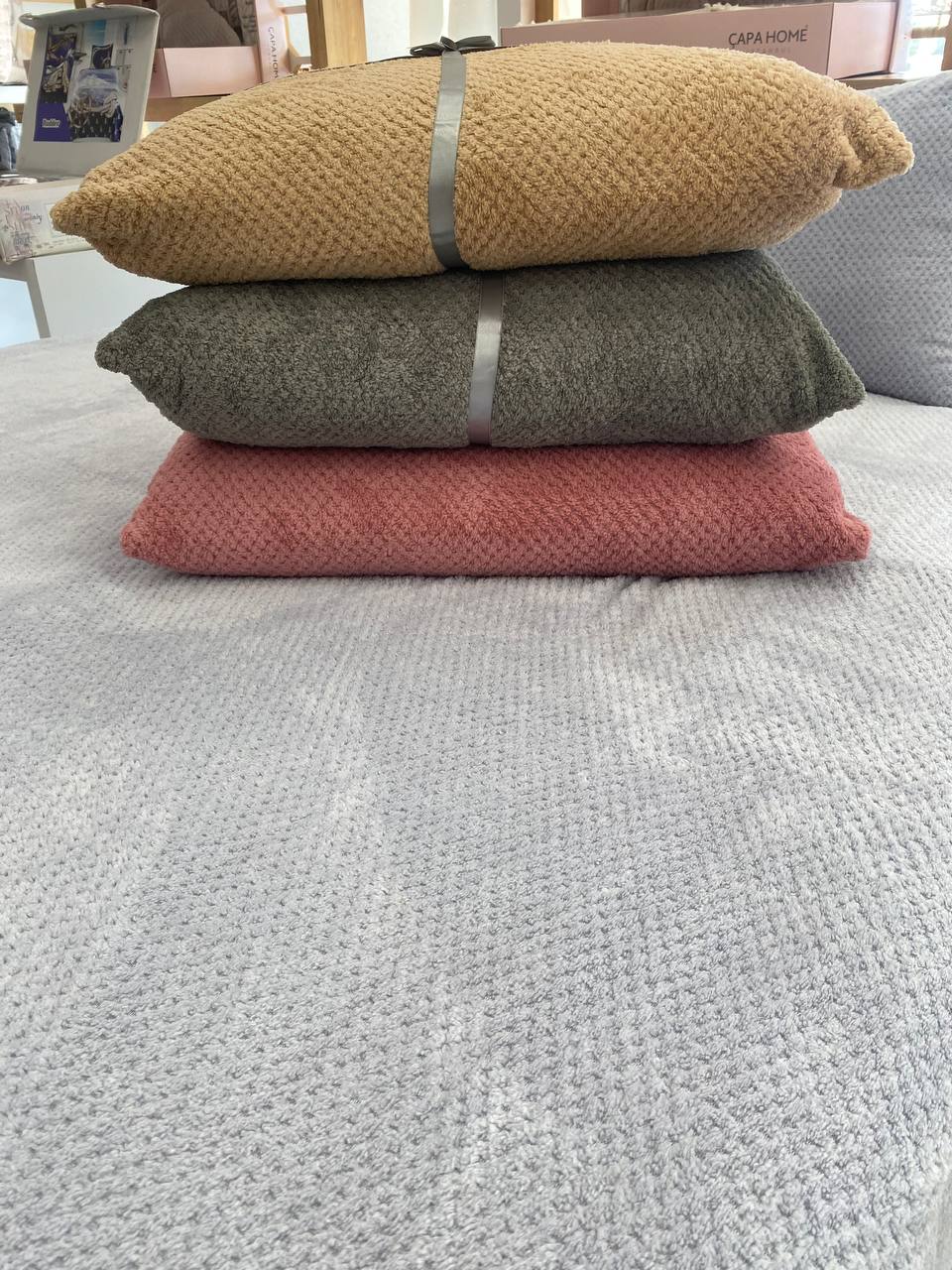 ÇİFT KİŞİLİK JAKARLI WELSOFT YATAK ÖRTÜSÜ SETİ