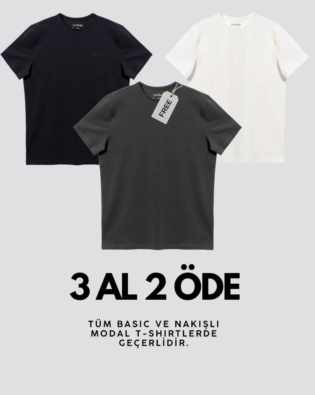 Seçili T-Shirtlerde 3 Al 2 Öde