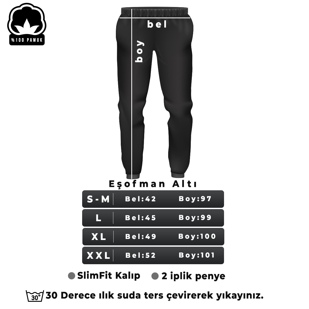 Unisex Sportif Eşofman Altı