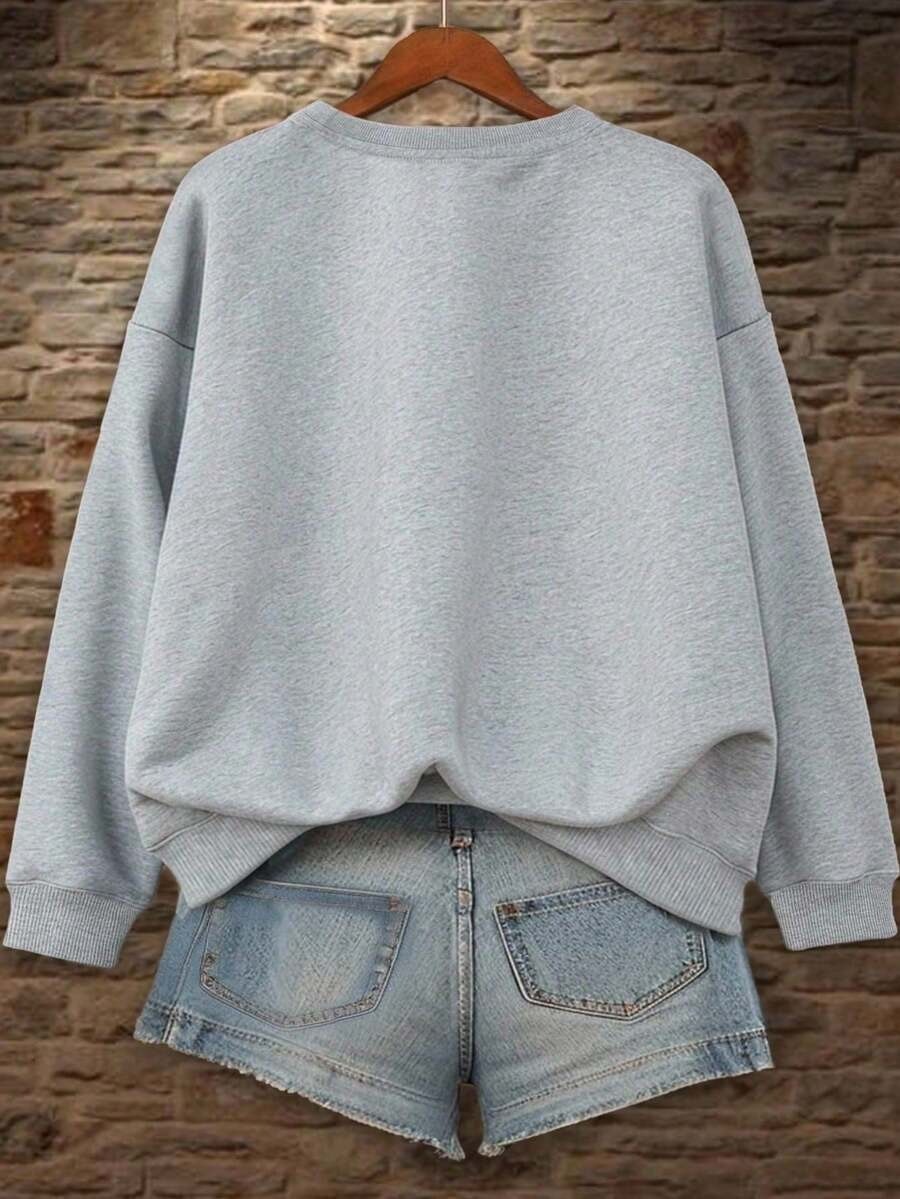 Unisex Today is The Perfect Tasarım Basklı Bisiklet Yaka Sweatshirt