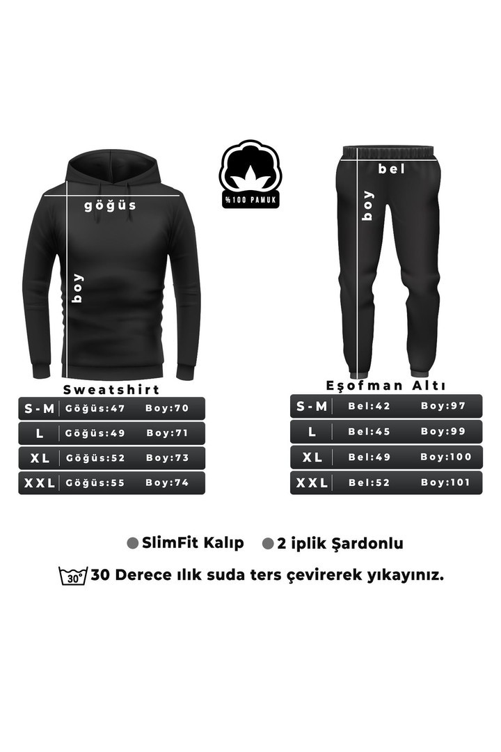 Unisex Rare Baskılı Eşofman Takımı