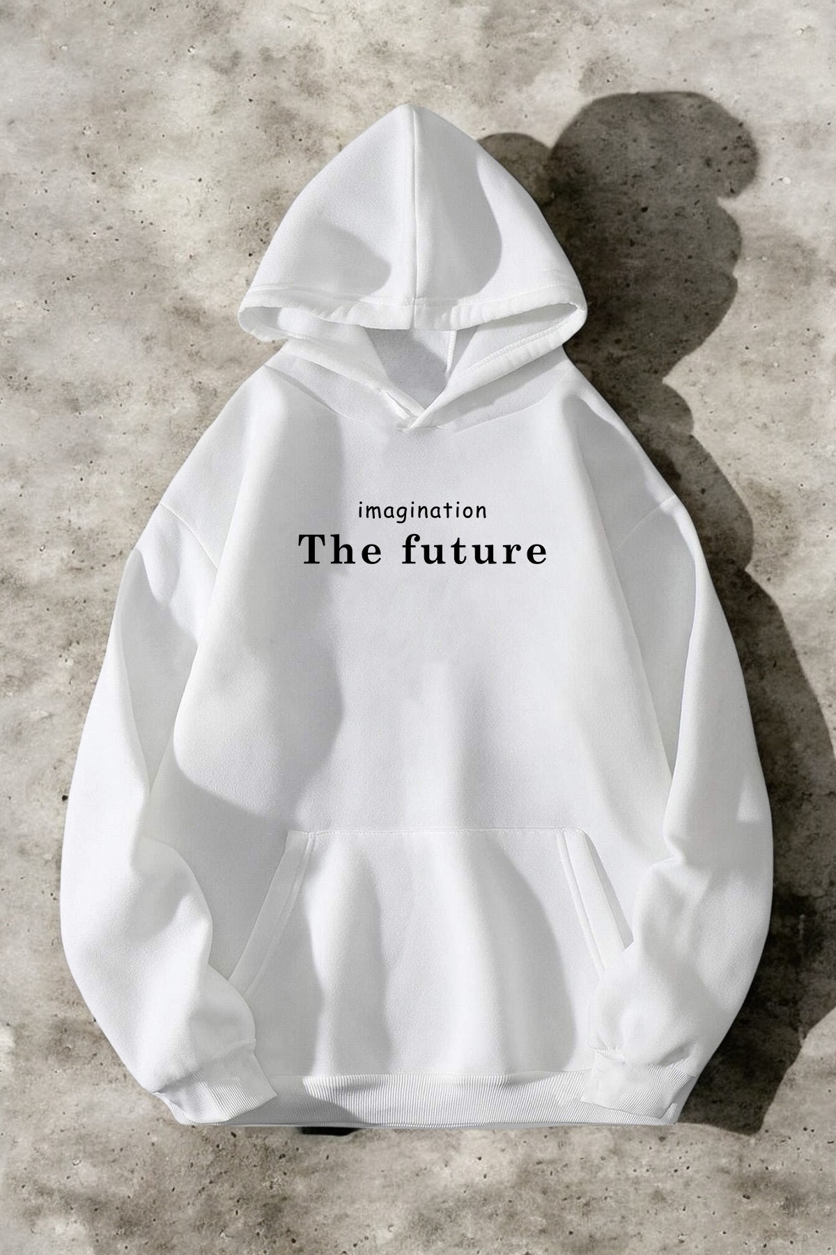 The Future Baskılı Oversize Sweatshirt