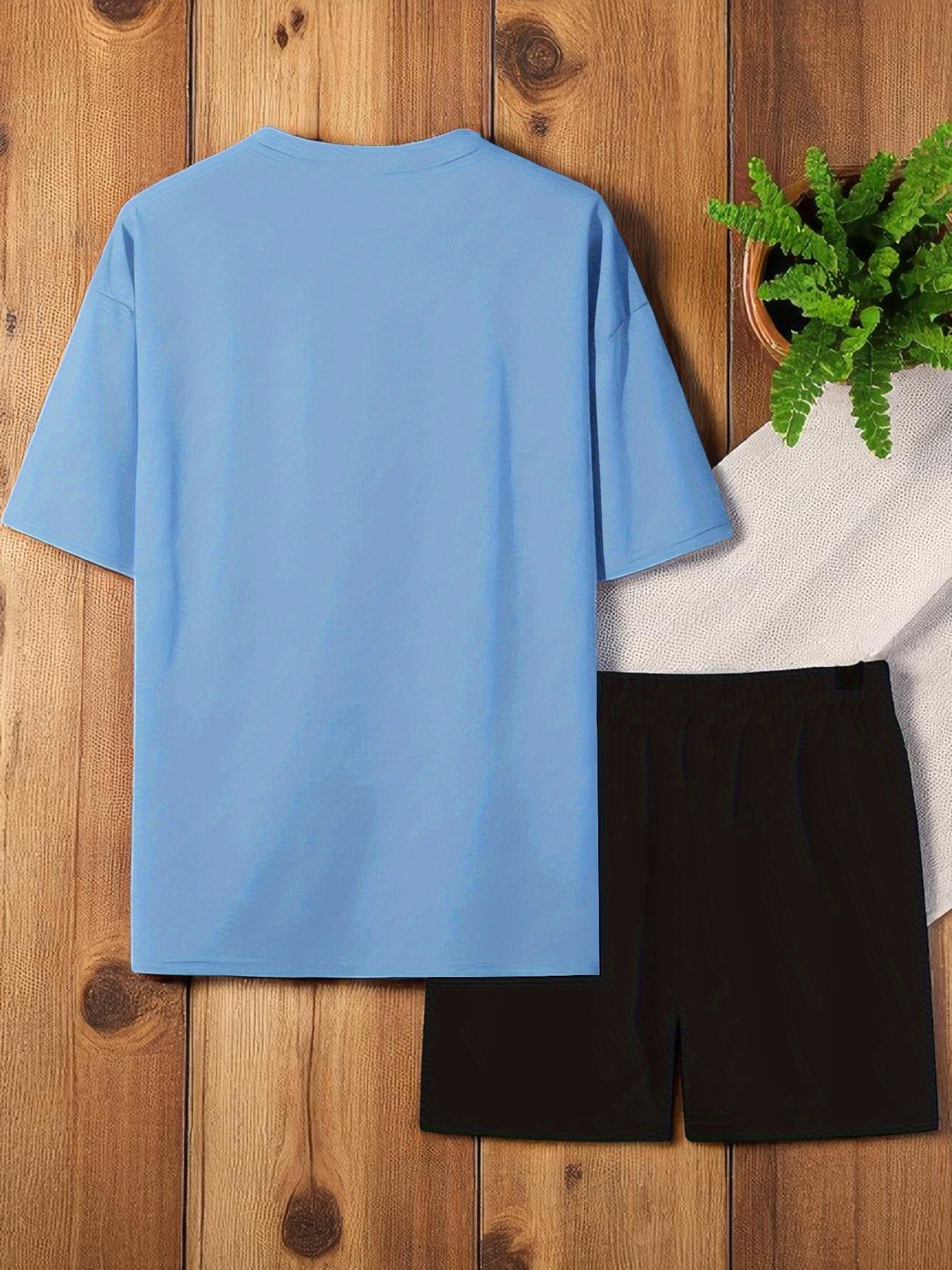 Unisex Dr. AYI Tasarım Basklı Tshirt Şort Takımı