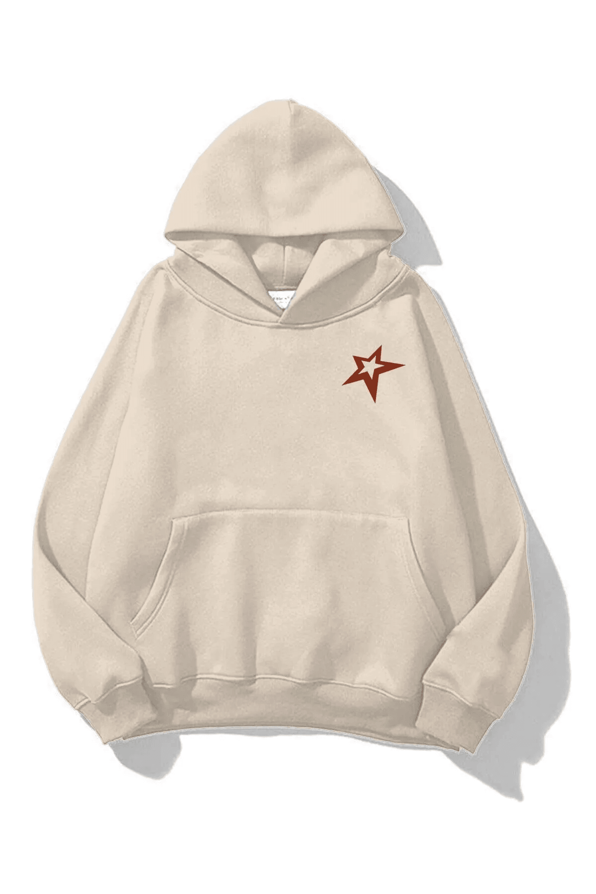 Unisex Eternal Star Baskılı Tasarım Oversize Sweatshirt