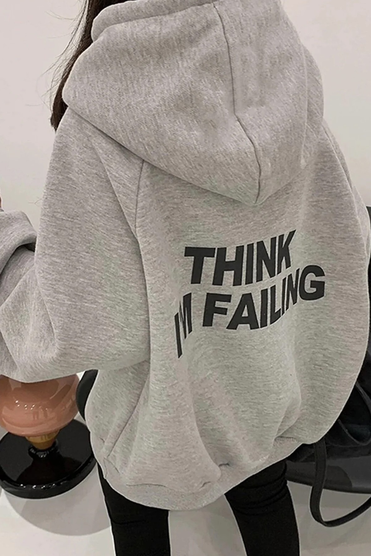 Unisex Thınk I'm Failing Baskılı Sweatshirt