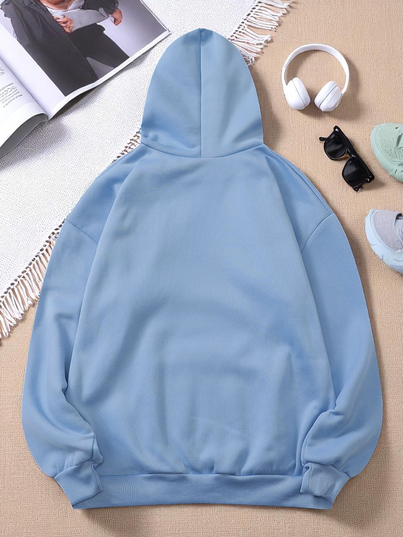 Unisex Thousand Baskılı Oversize Sweatshirt