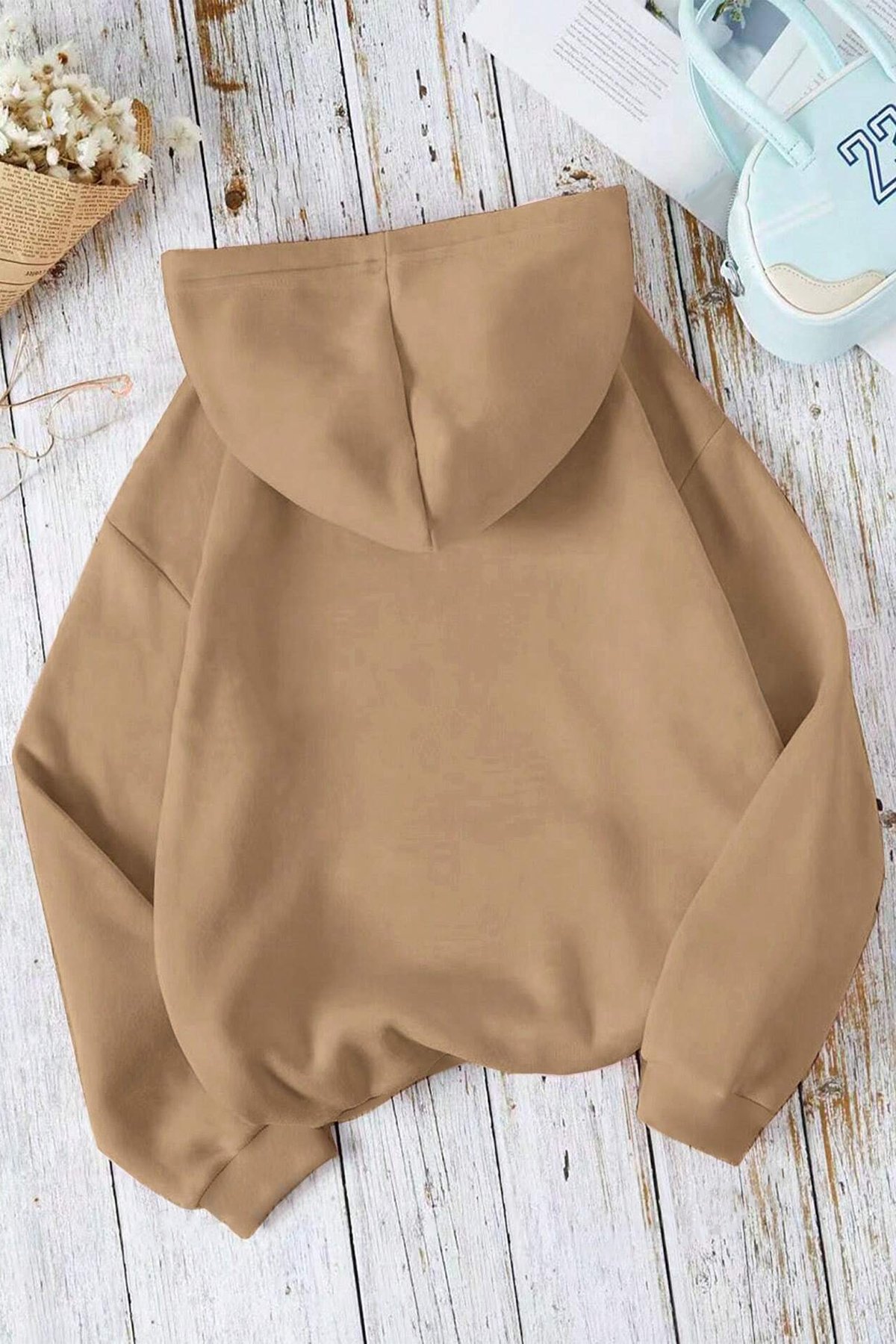 Nostalgia Baskılı Unisex Oversize Sweatshirt