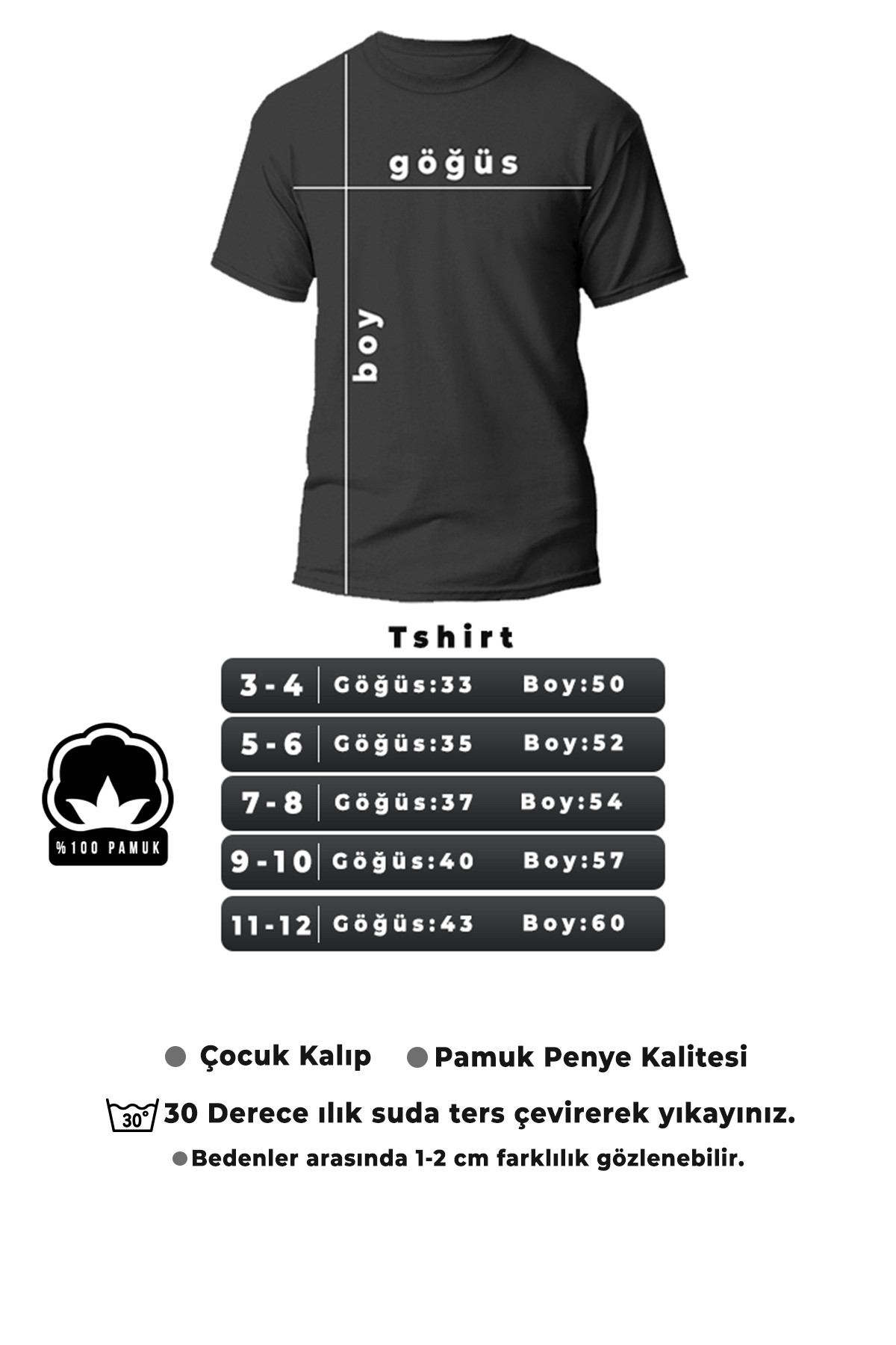 Çocuk Seren Dipity Baskılı Pamuklu Tshirt