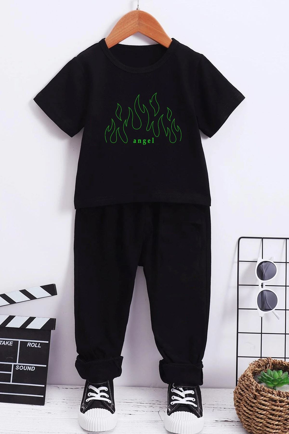Çocuk Green Angel Alt - Üst Eşofman Takımı