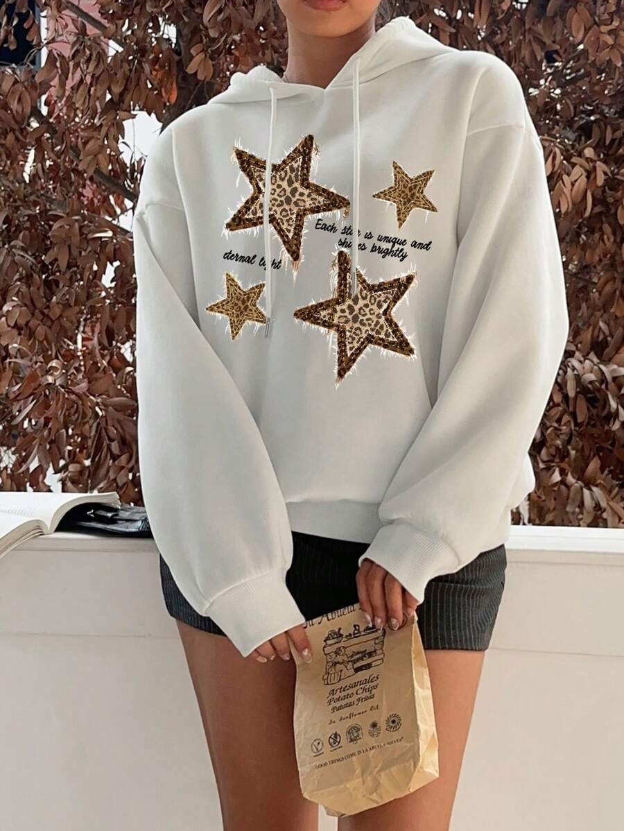 Unisex Eternal Light Baskılı Oversize Sweatshirt