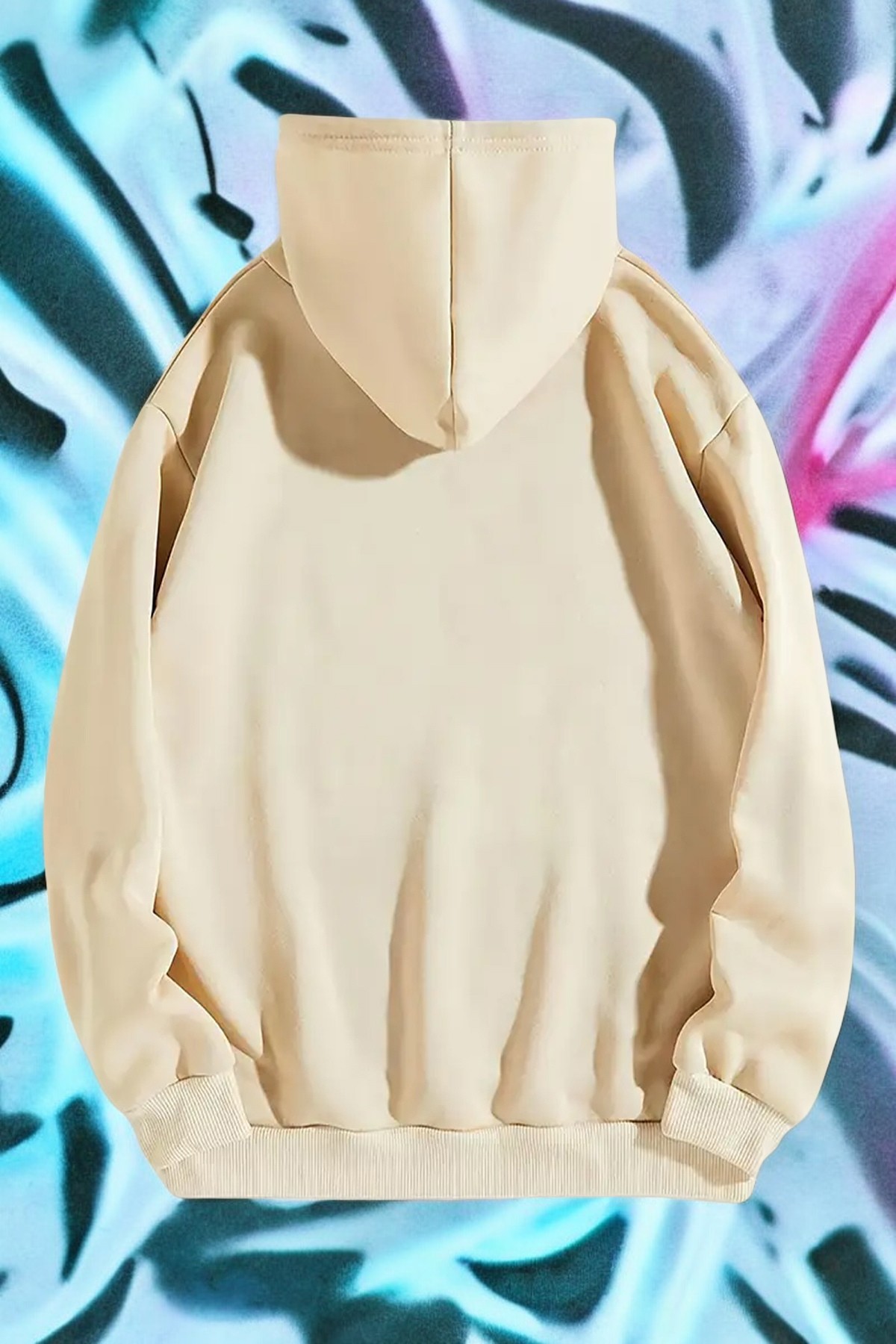 HeartBeat Baskılı Unisex Oversize Sweatshirt