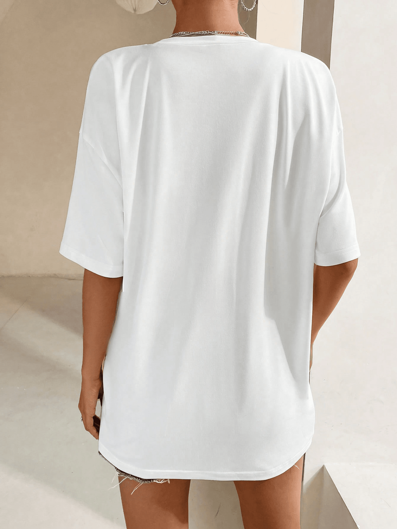 Unisex Atatürk Tasarım Basklı Tshirt