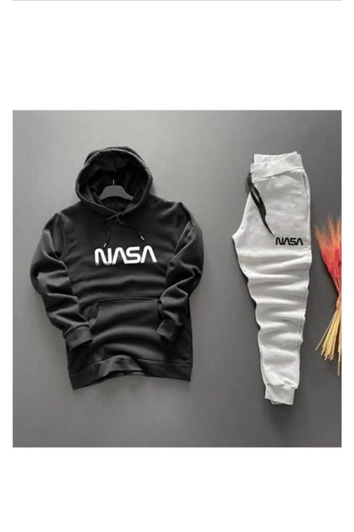 Nasa Baskılı Kıslık Eşofman Takımı
