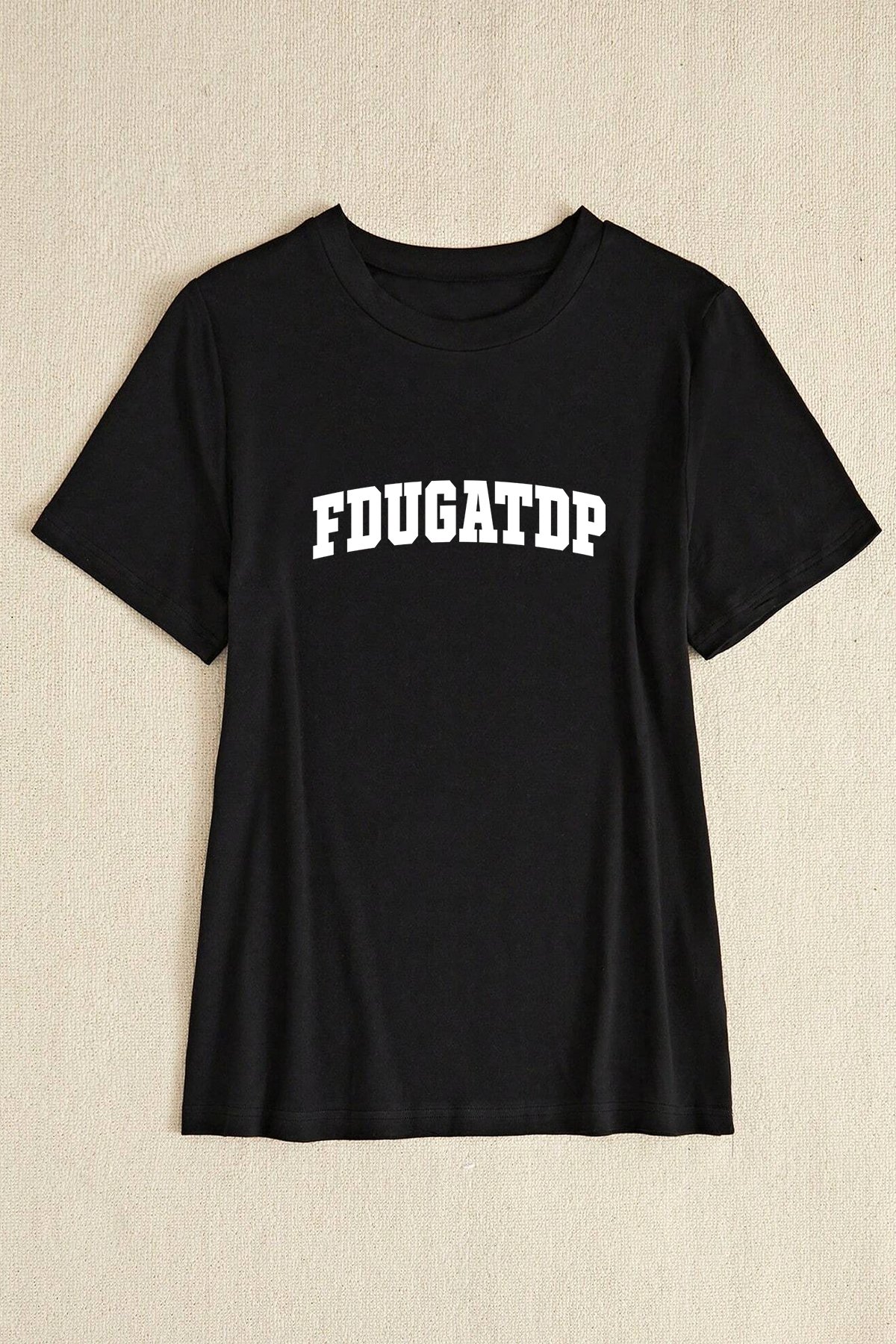 FDUGATDP Baskılı Unisex Oversize Tshirt