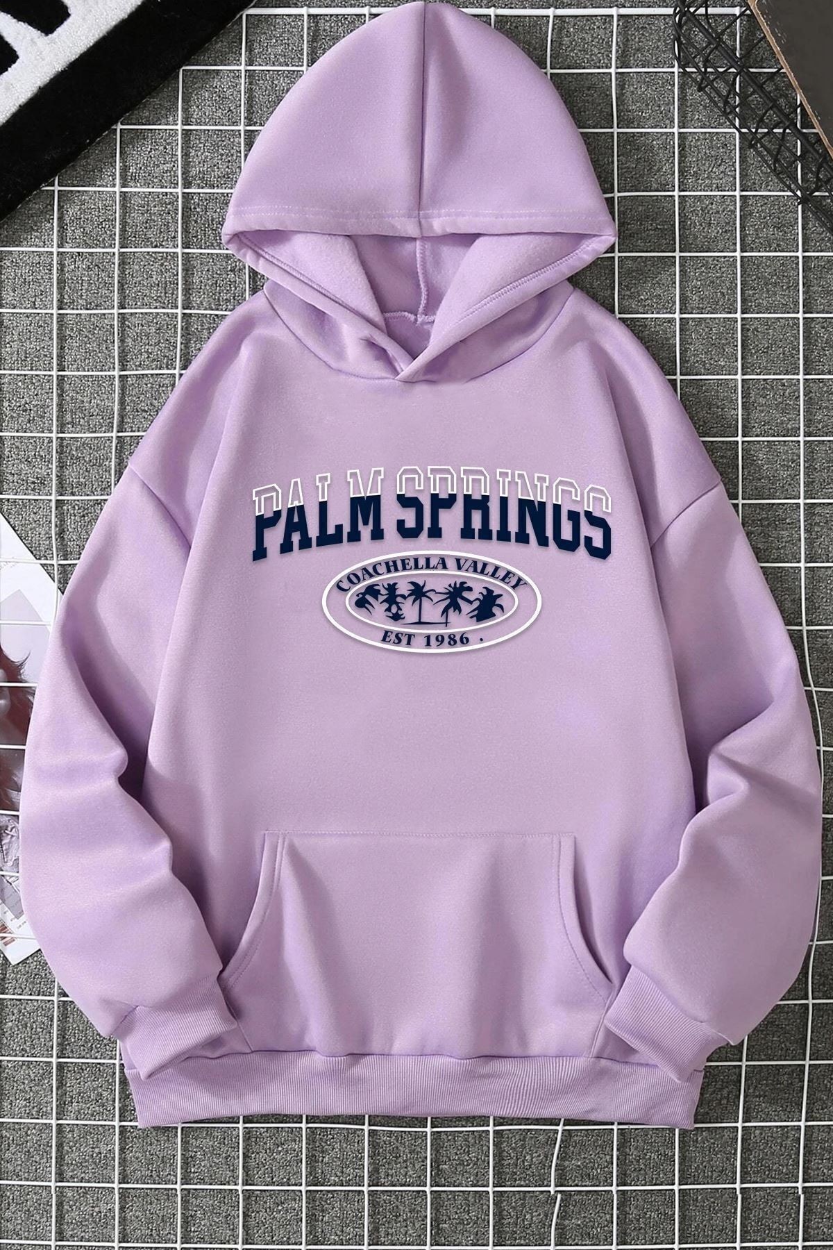 Palm Springs Baskılı Sweatshirt
