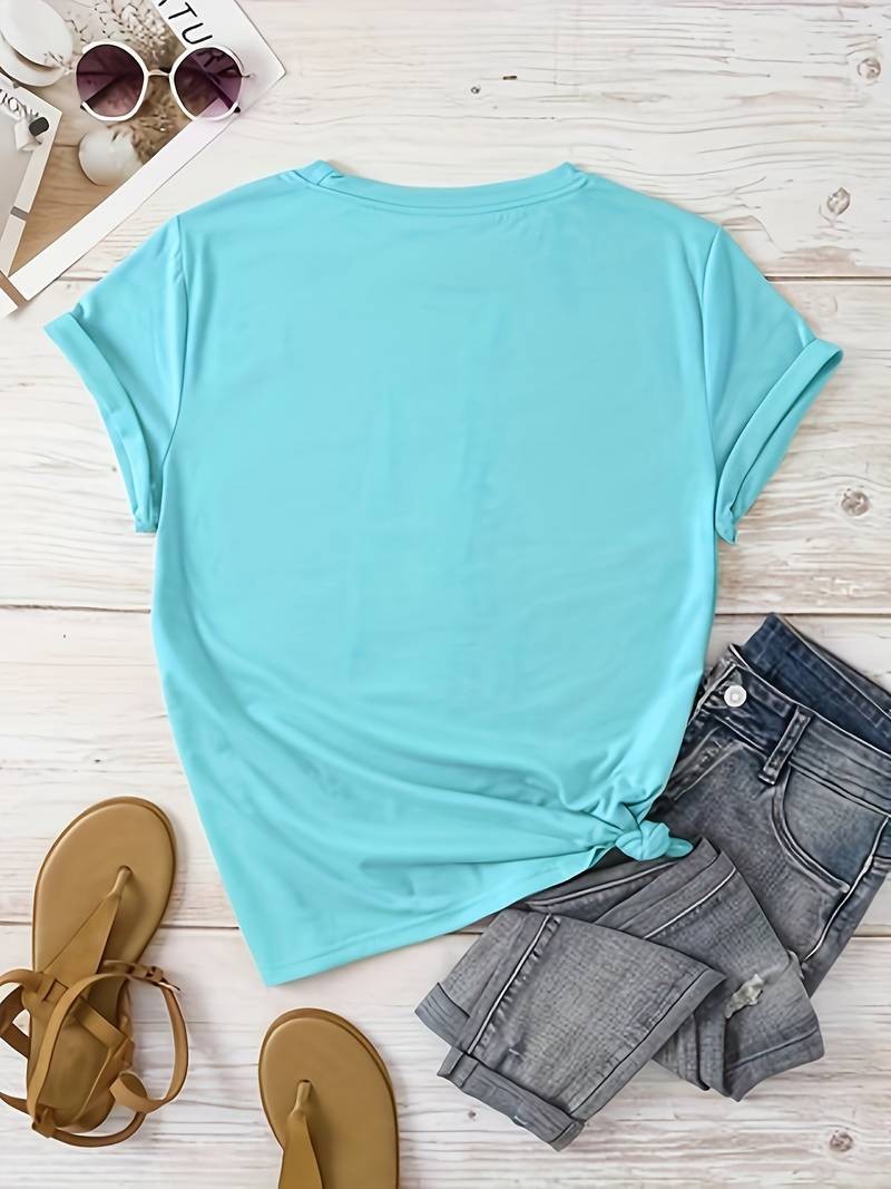 Pamuklu Papatya Kelebek Tasarım Tshirt