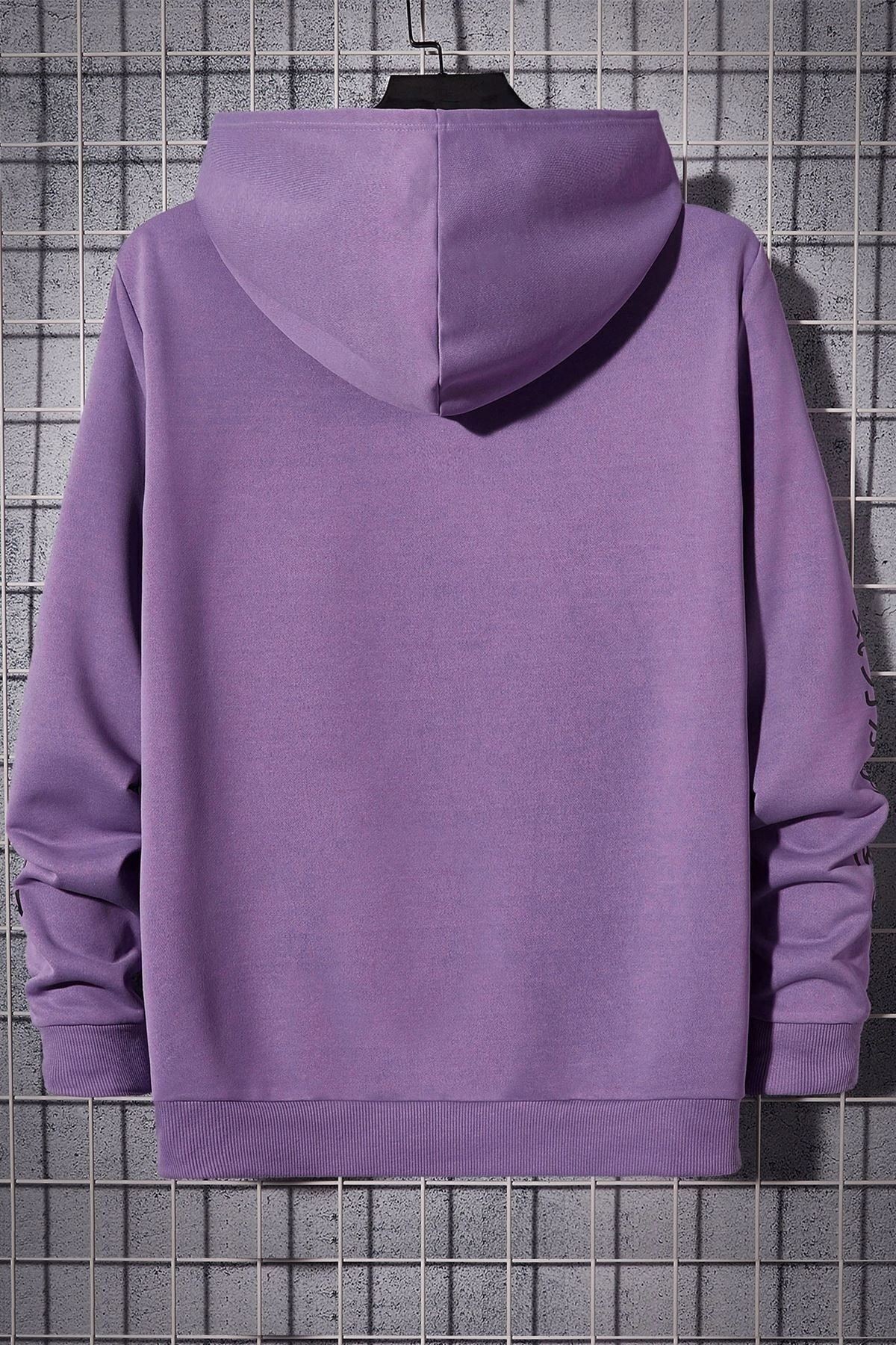 Makima Hugging Denji Baskılı Sweatshirt