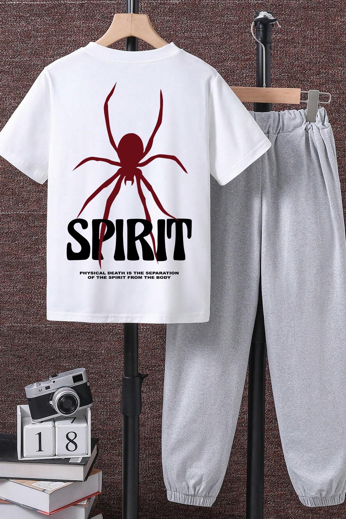 Çocuk Spirit Baskılı Alt - Üst Eşofman Takımı