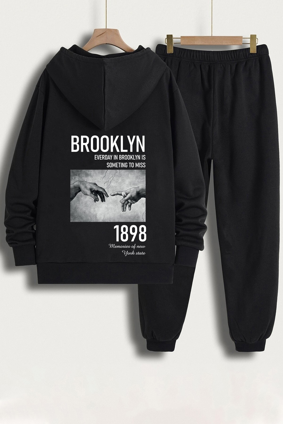 Unisex 1898 Brooklyn Baskılı Eşofman Takımı