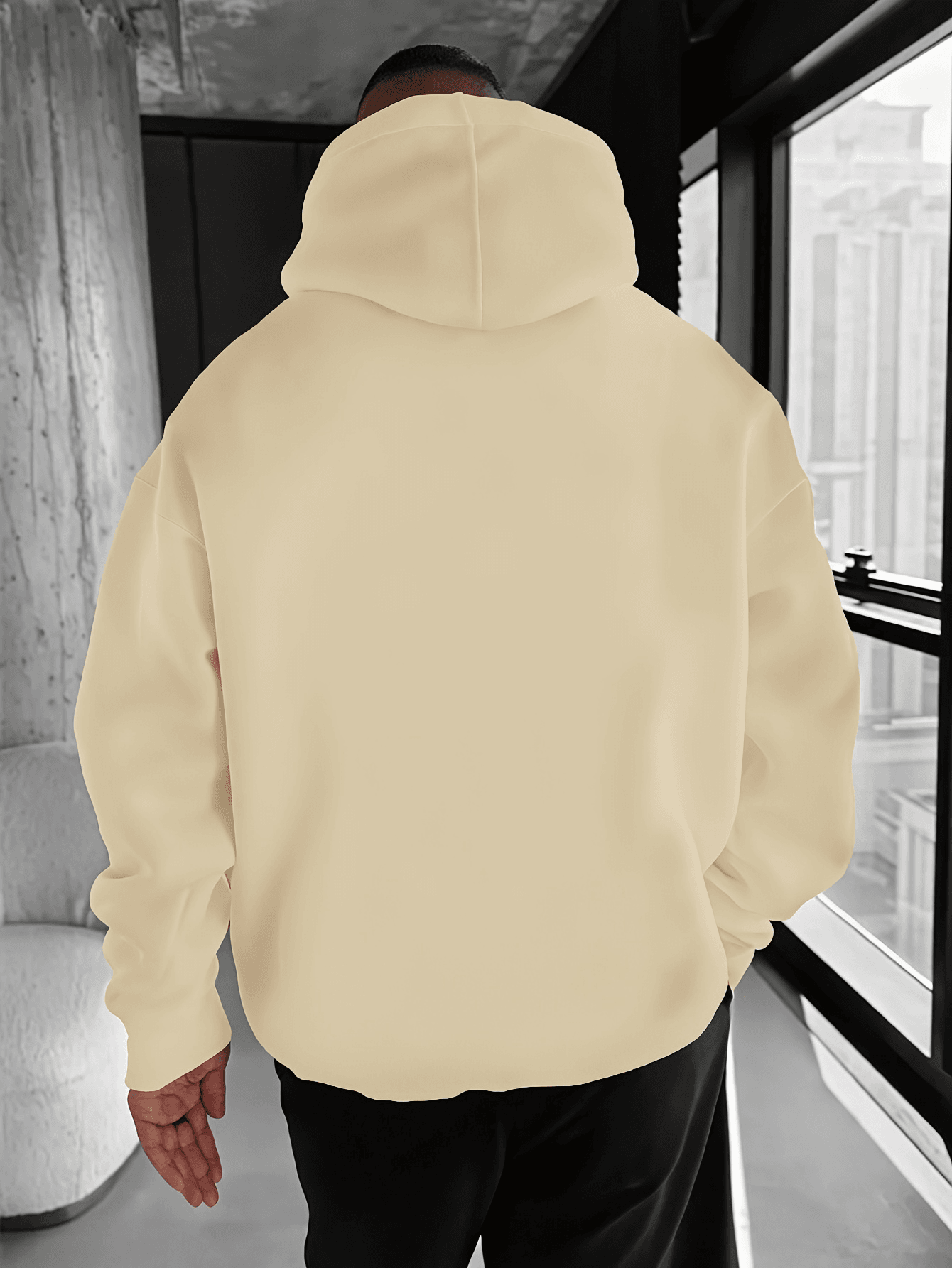 Unisex Monaco Racing Club Baskılı Tasarım Oversize Sweatshirt