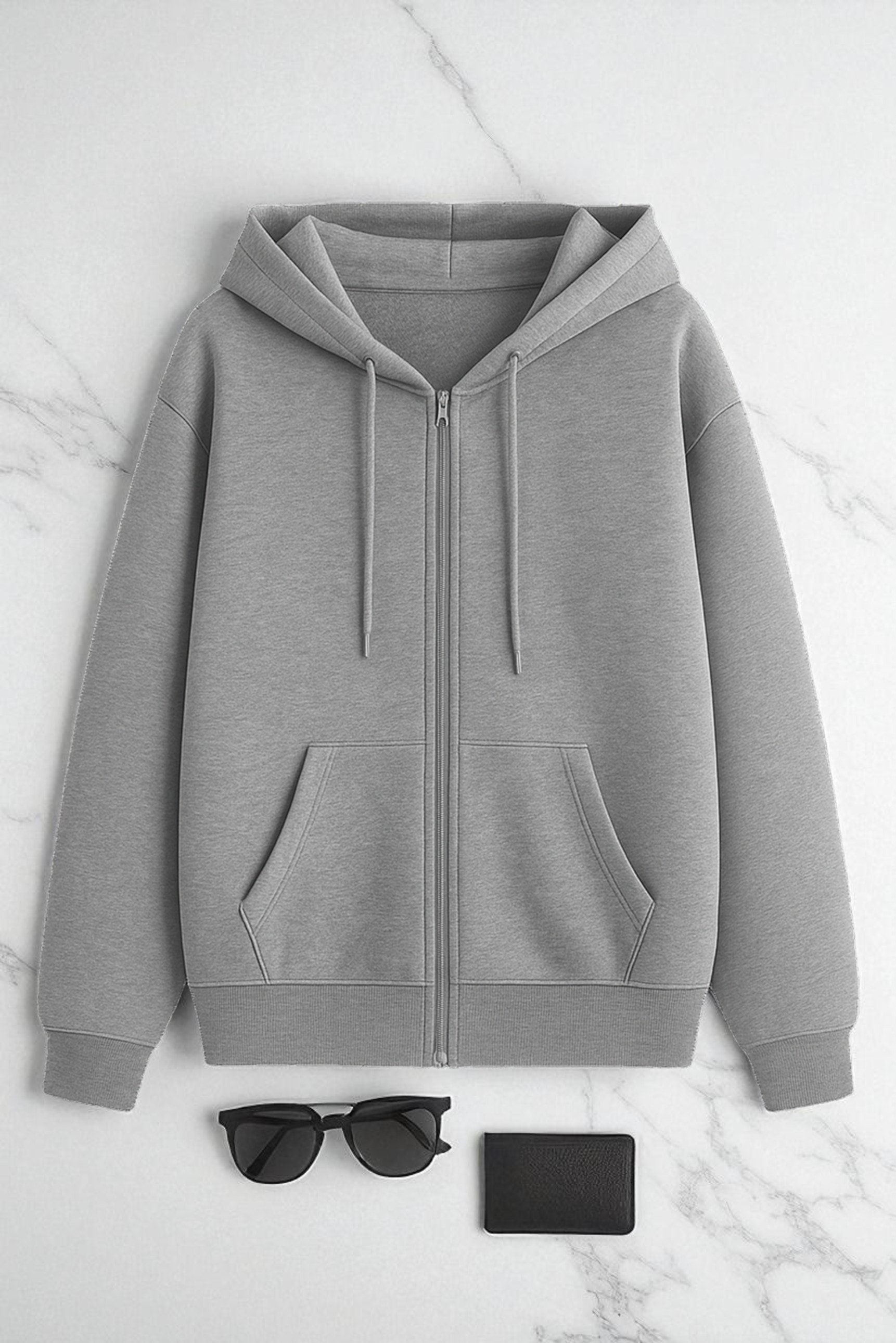 2'li Paket Fermuarlı Mevsimlik Sweatshirt