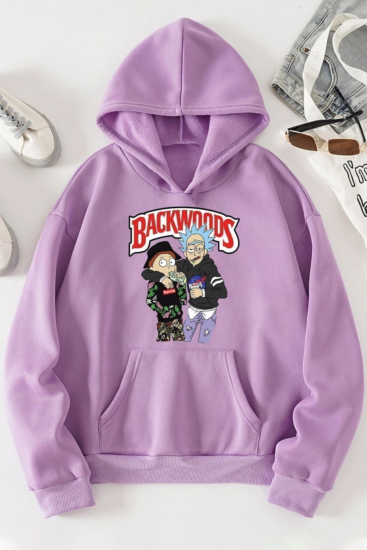 Backwoods Baskılı Sweatshirt
