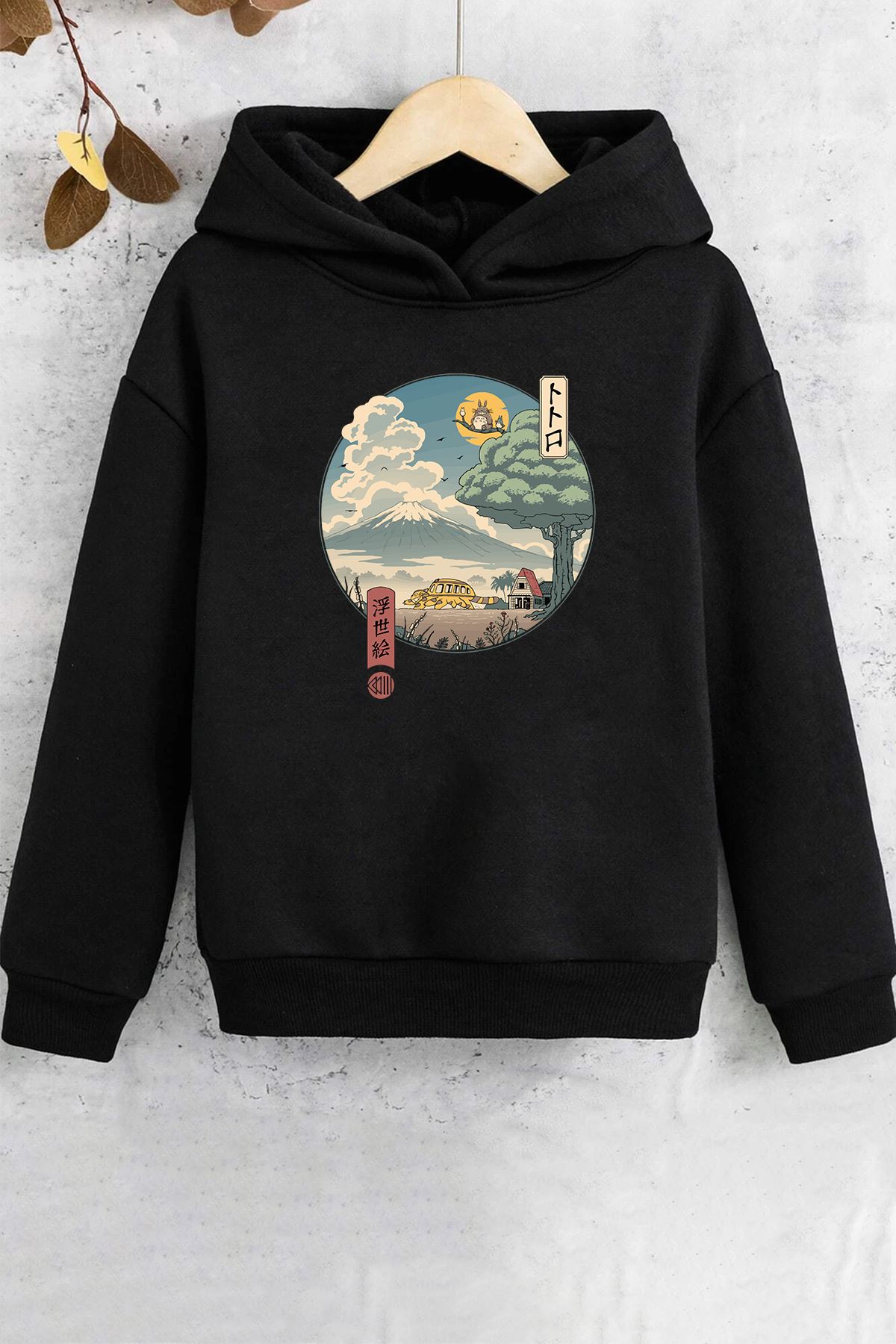 Çocuk Neighbor's Ukiyo e Baskılı Sweatshirt