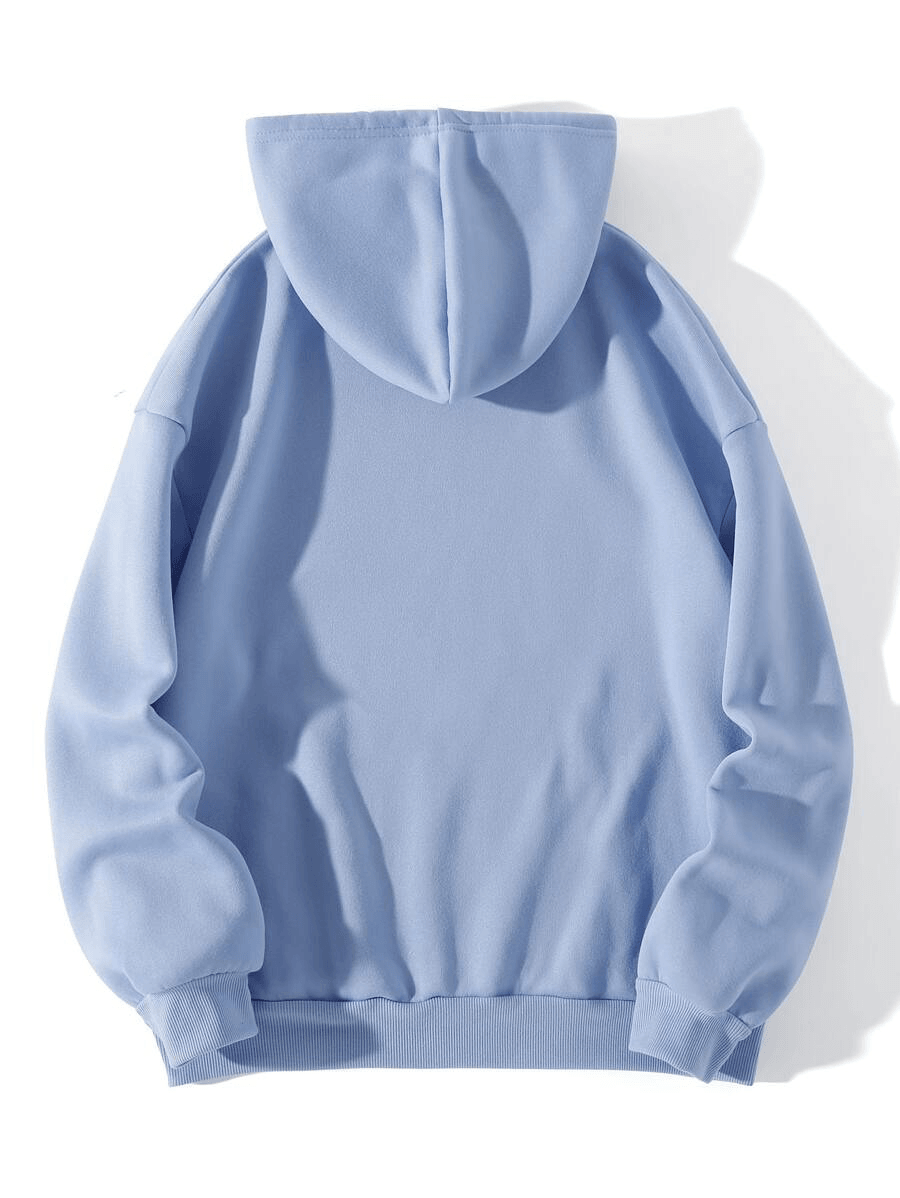 Unisex Classical Baskılı Oversize Sweatshirt