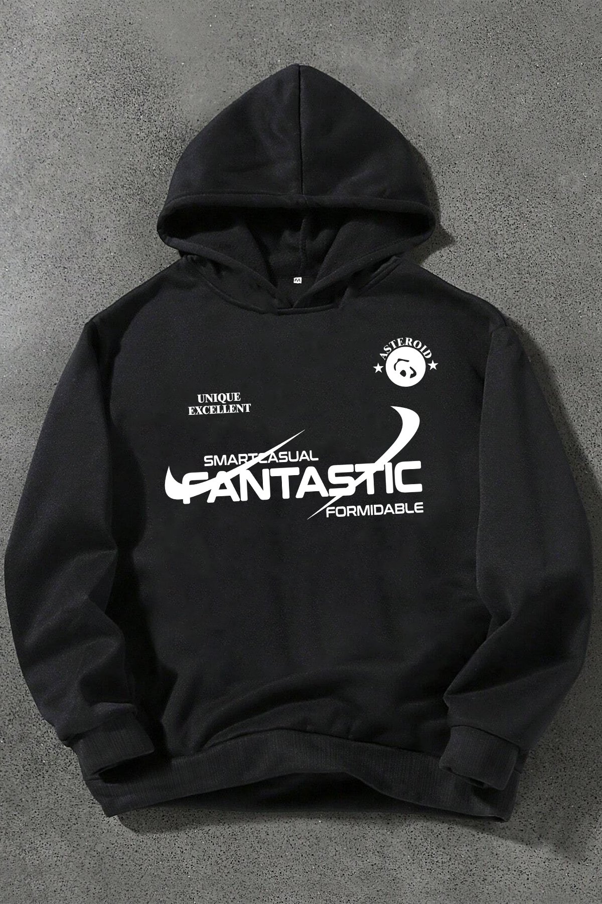 Fantastic Baskılı Oversize Sweatshirt