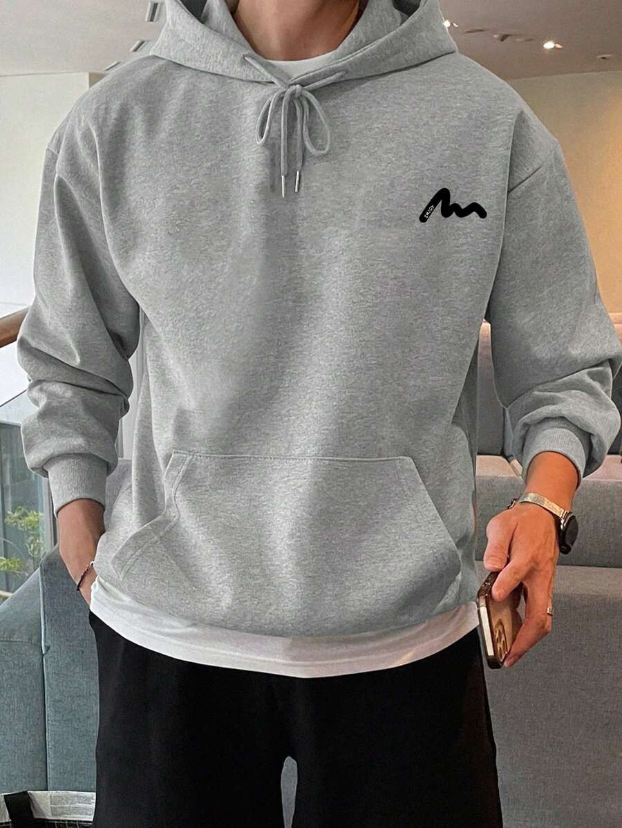 Unisex Enjoy Cep Baskılı Oversize Sweatshirt